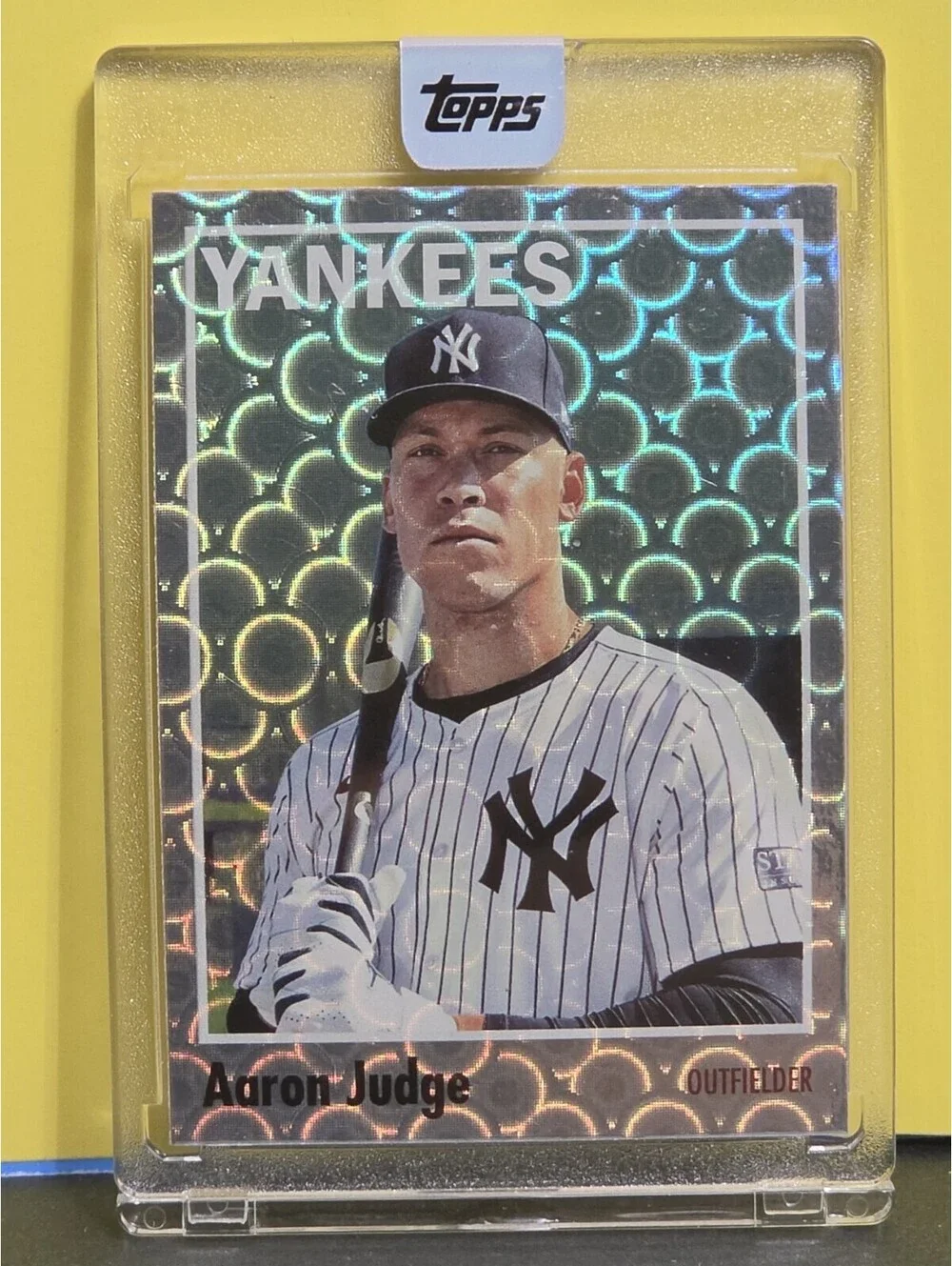 Topps Archives 2024 1970 Aaron Judge Yankees Foilboard Refractor Sealed/Encased